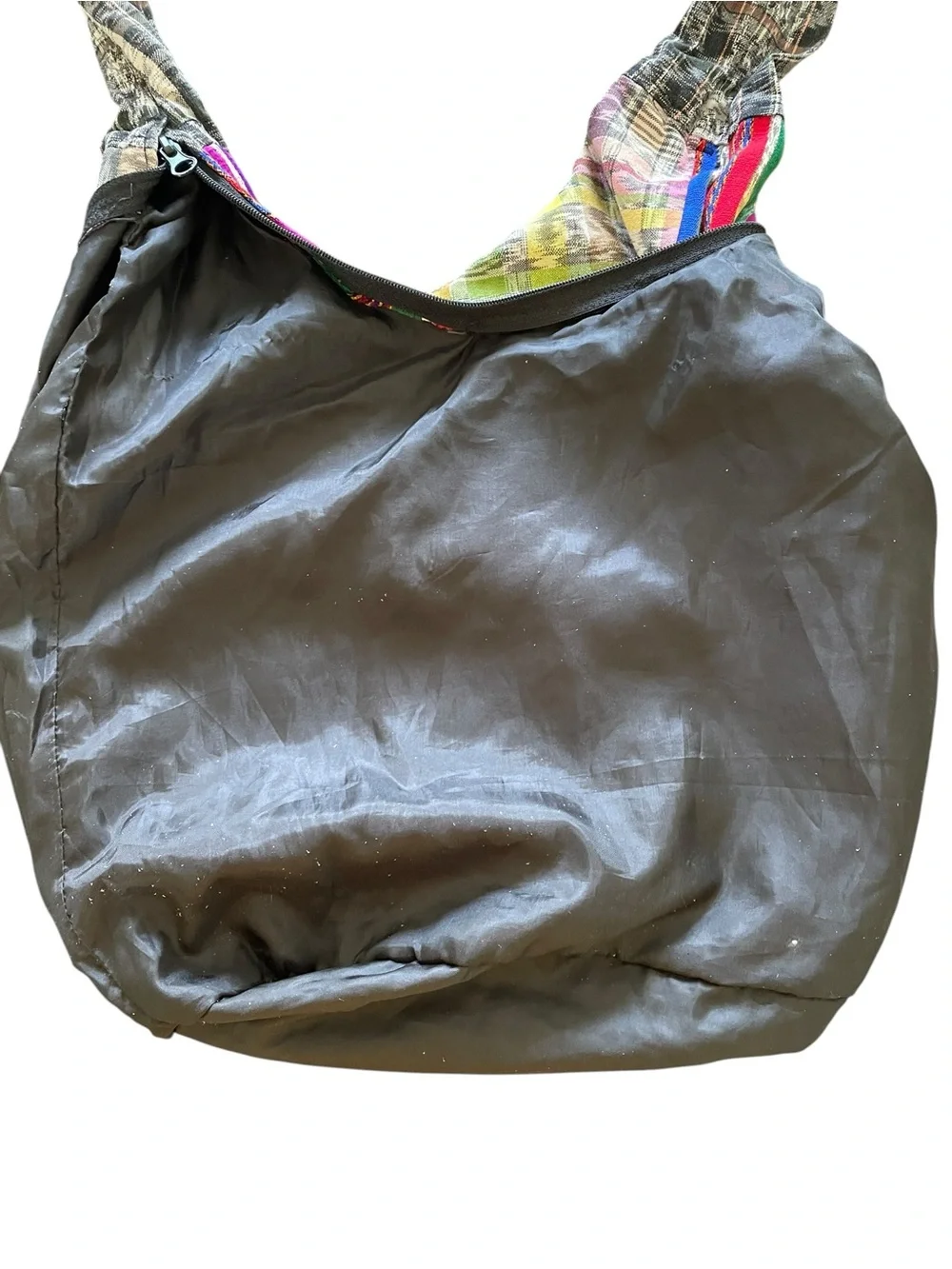 BOHEMIAN FLORAL EMBROIDERED PATCHWORK HOBO BAG Oversized Festival